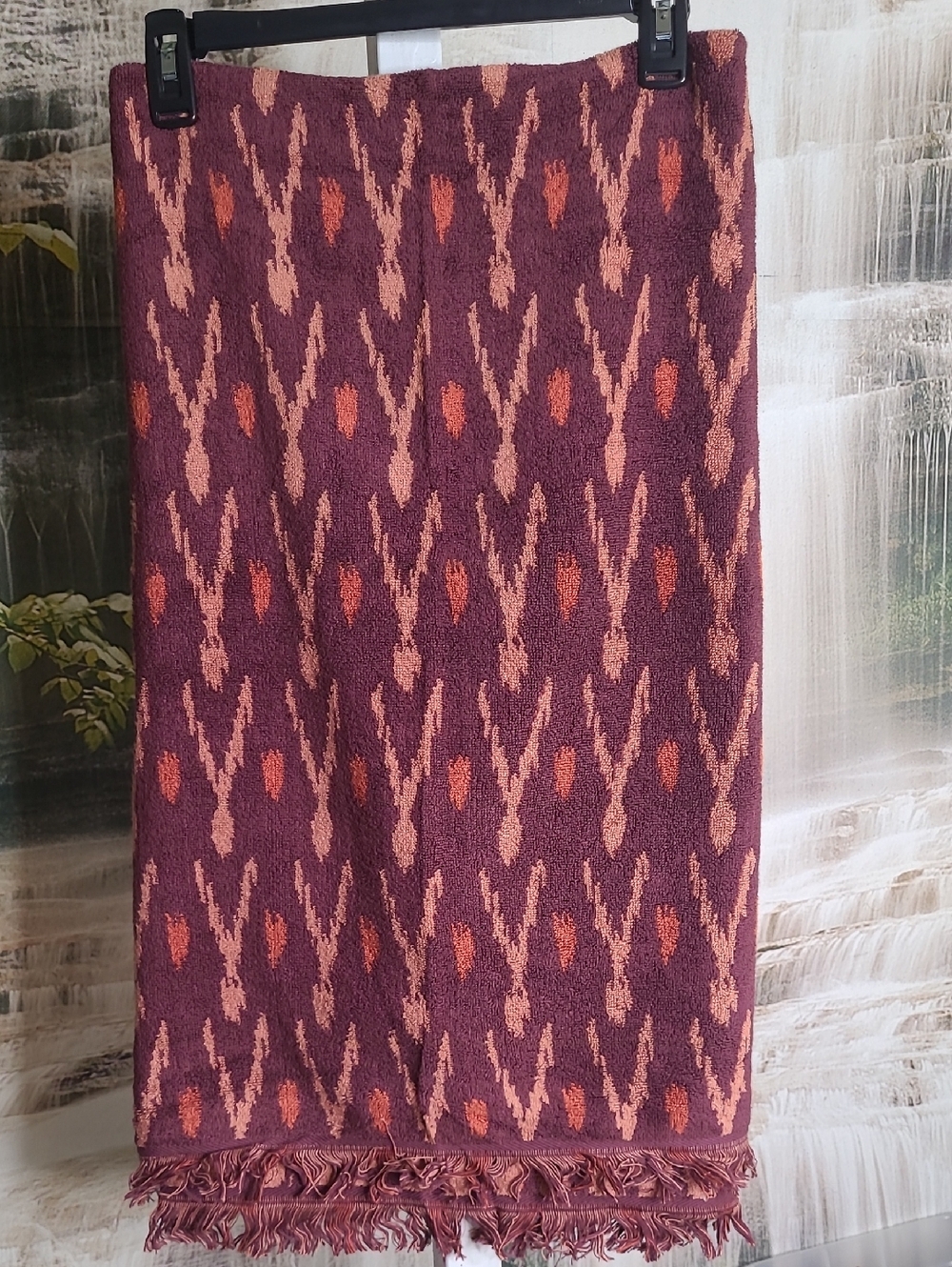 Threshold cotton terry bath towel 52 x 28